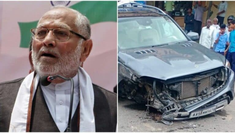 मैसूरु के पास डिवाइडर में पीएम मोदी के भाई ने मर्सिडीज एसयूवी को मारी टक्कर !!