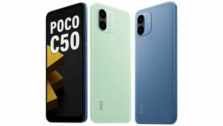POCO C50 आज Android 12 Go संस्करण के साथ लॉन्च हुआ !!