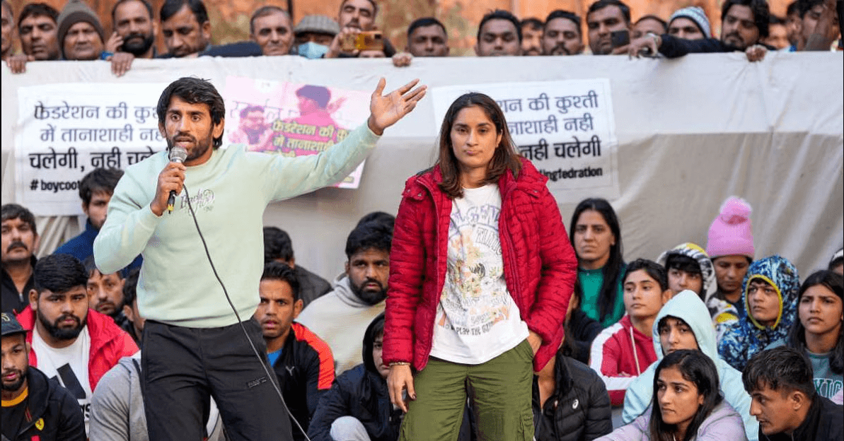 WFI Controversy : बजरंग और विनेश बोले; सरकार की कमेटी पर भरोसा नहीं, हमारी नहीं ली राय