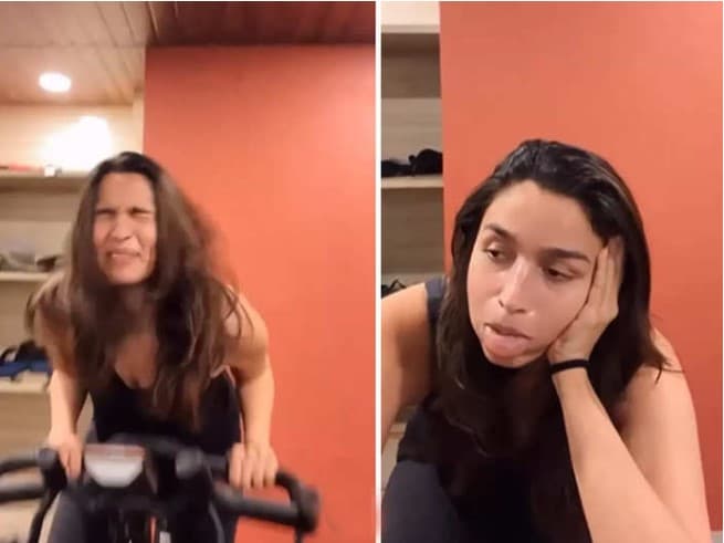 Alia Bhatt Gym Workout: Gym के अंदर थिरकती हुई दिखी Alia