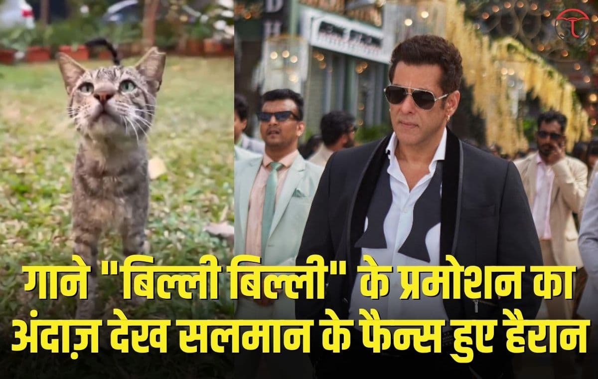 Salman khan ने अनोखे अंदाज में गाने  "बिल्ली बिल्ली" का किया प्रमोशन, जानिए कब होगा रिलीज