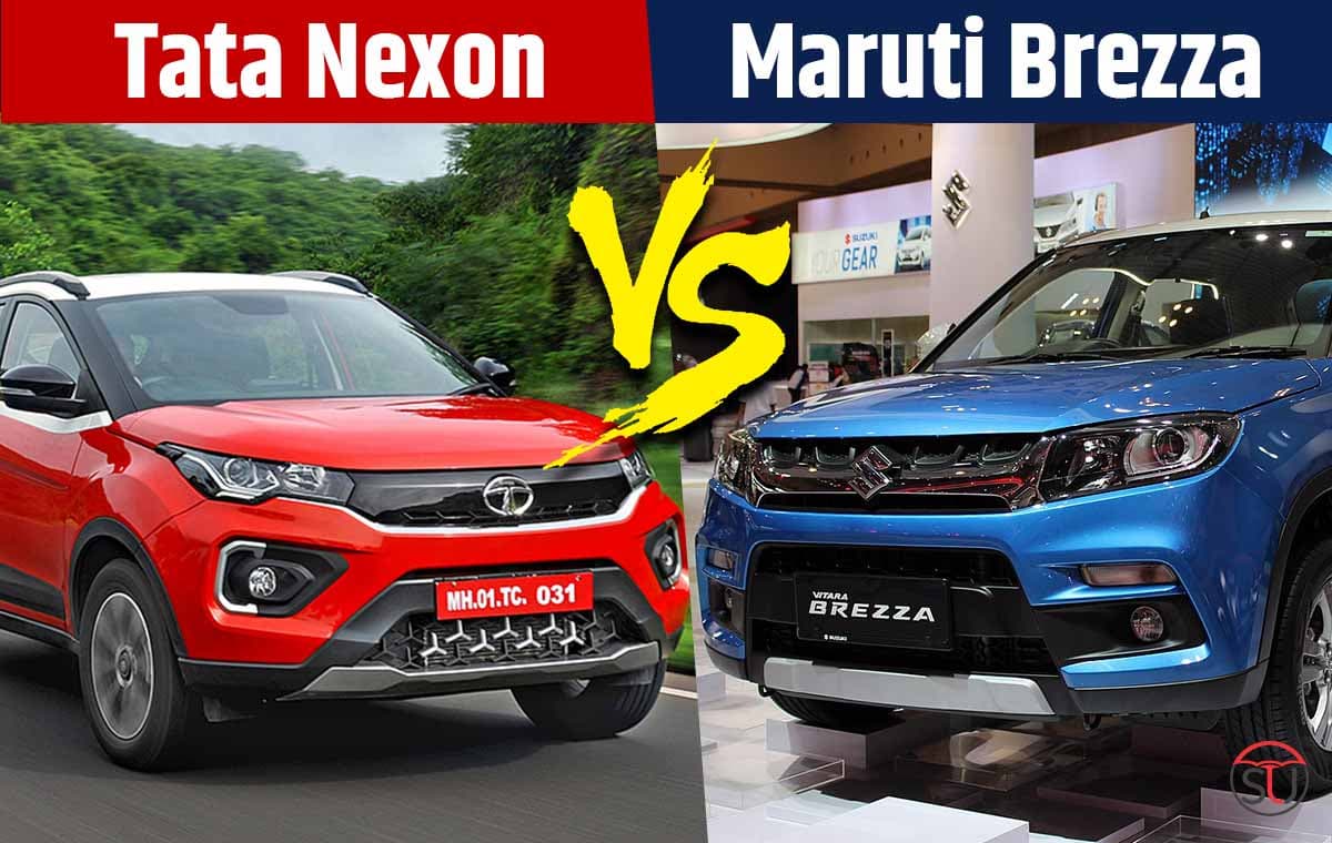जाने लीजिये Tata Nexon और Maruti Brezza में से कौन है बेहतर, कम कीमत में दोनों Car में मिलते है दमदार फ़ीचर्स