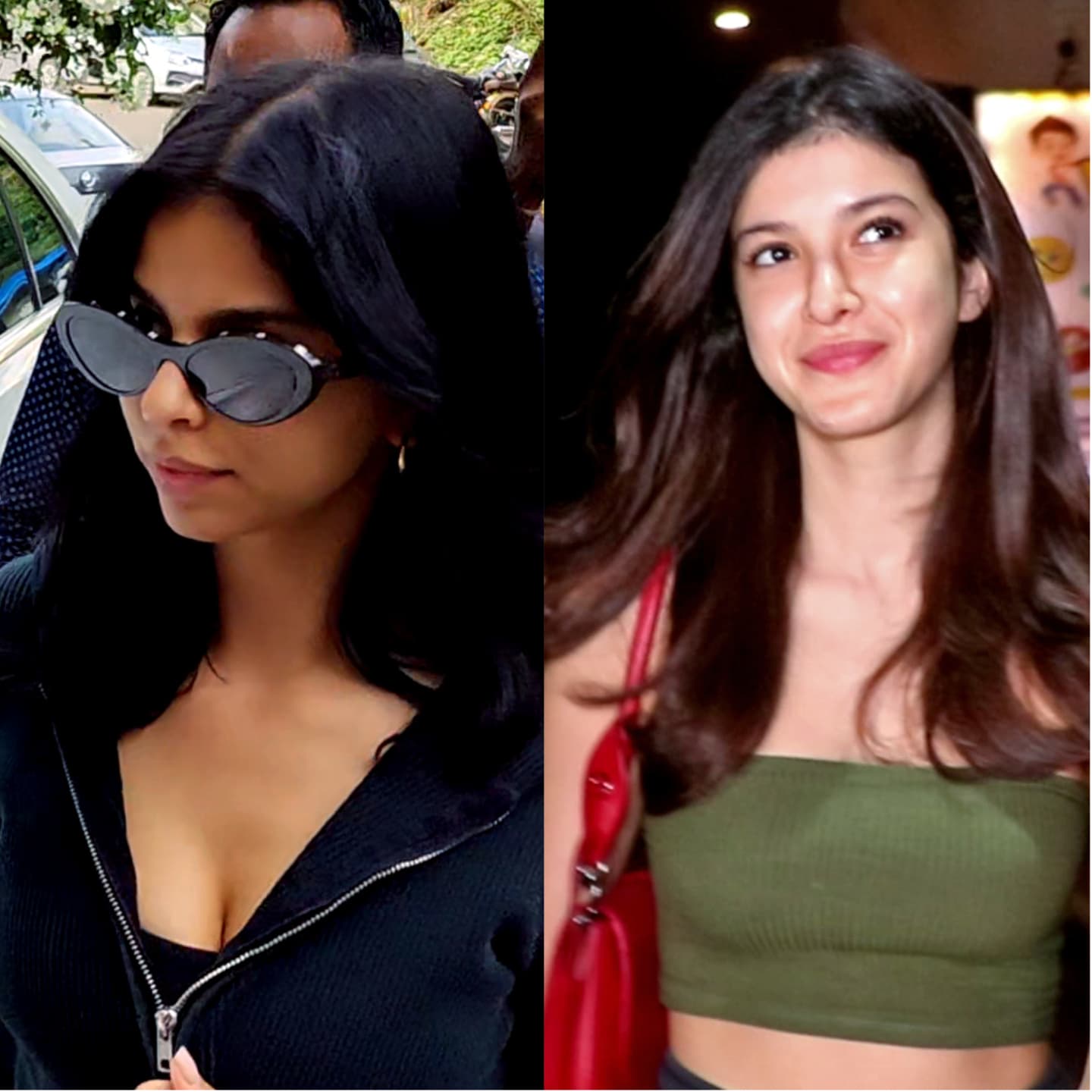 Suhana Khan और शनाया कपूर, सुपरस्टार शाहरुख खान के साथ एयरपोर्ट पर हुई स्पॉट, कोलकाता निकली इनकी सवारी