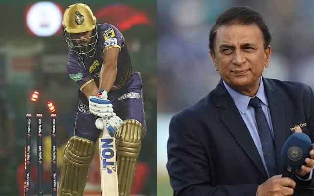 KKR के इस बैटर पर बरसे गावस्कर, कहा- प्रदर्शन टीम में रहने लायक नहीं