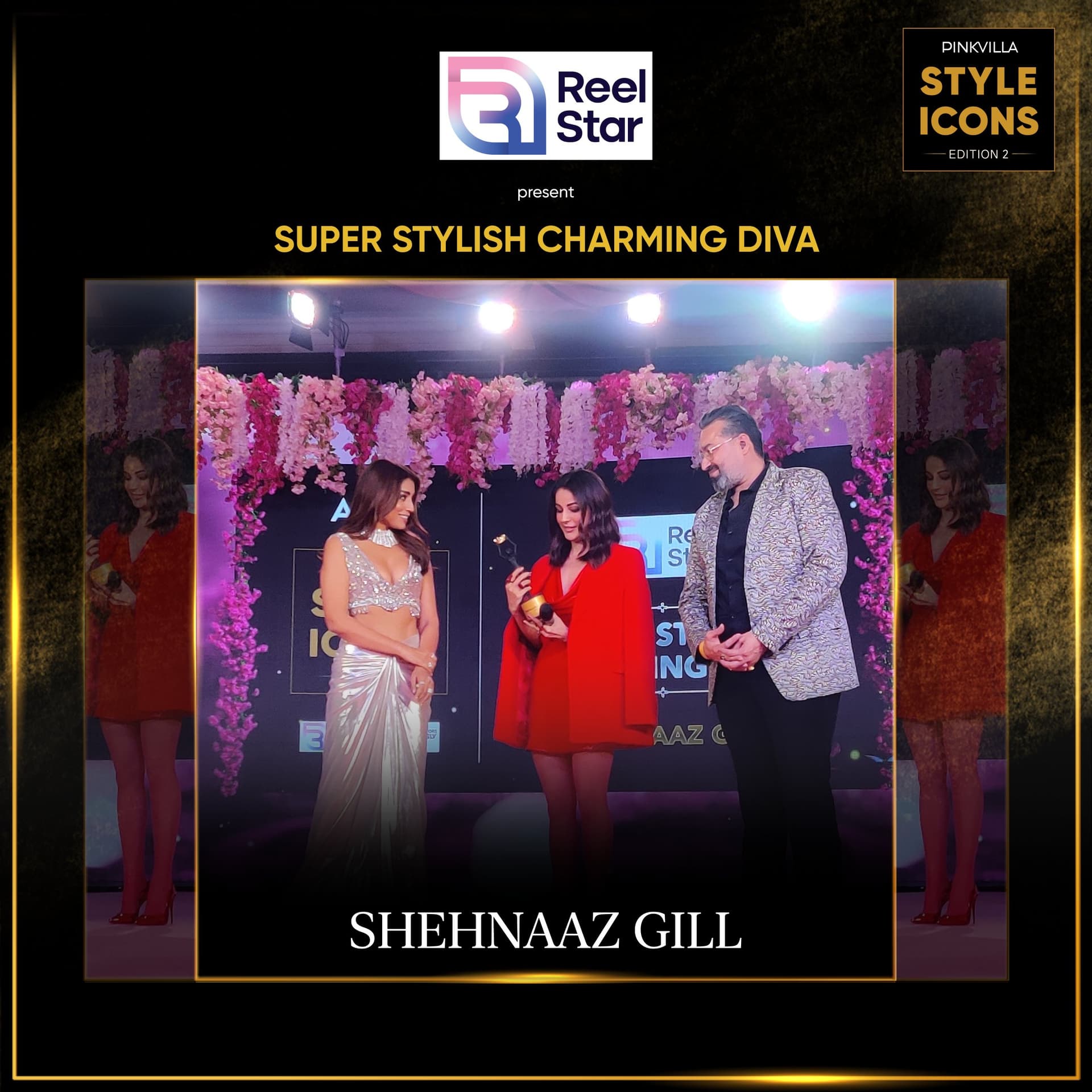 Pinkvilla Style Icons Edition 2 में शहनाज़ गिल को मिला सुपर स्टाइलिश चार्मिंग दिवा का अवार्ड