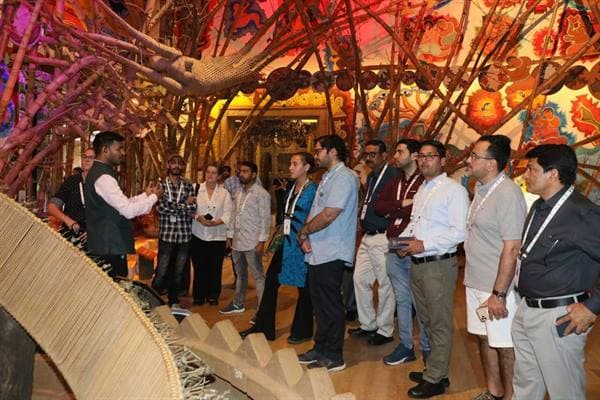 अद्भुत है जनजातीय संग्रहालय G-20 प्रतिनिधियों ने किया म.प्र. जनजातीय संग्रहालय का भ्रमण