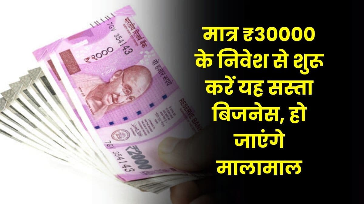 Business Idea: मात्र ₹30000 के निवेश से शुरू करें यह सस्ता बिजनेस, हो जाएंगे मालामाल, जानिए बिजनेस का नाम