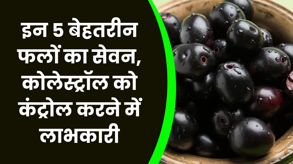 Health Tips: इन 5 बेहतरीन फलों का सेवन, कोलेस्ट्रॉल को कंट्रोल करने में लाभकारी, जाने फलों का नाम