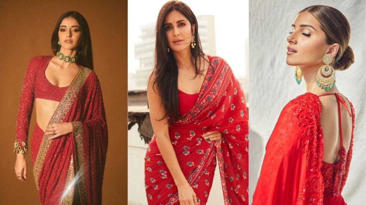 Karwa Chauth 2023: हर नई दुल्हन के लिए B-Town Divas से प्रेरित शीर्ष 5 लाल साड़ी लुक