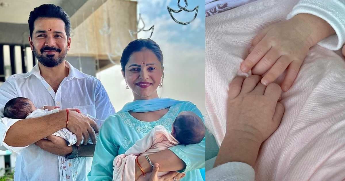 Rubina Dilaik, अभिनव शुक्ला ने जुड़वां लड़कियों की पहली तस्वीर साझा की, उनके नाम बताए