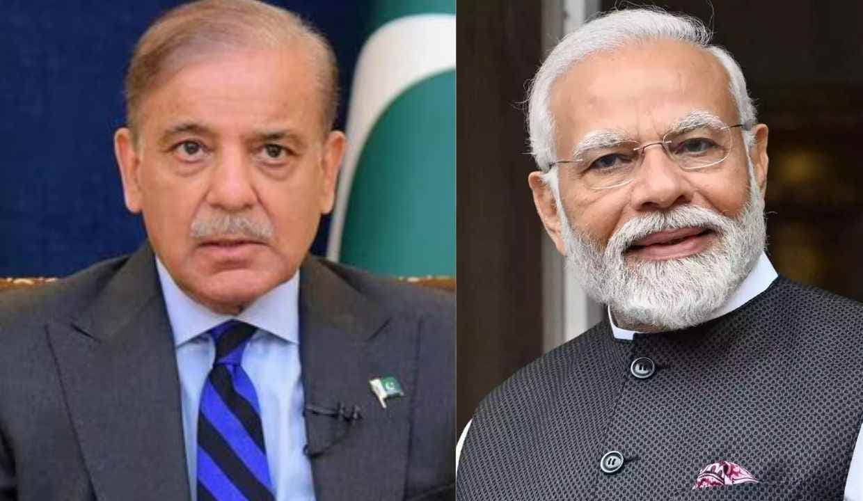 PM MODI ने Pakistan के नए प्रधानमंत्री शहबाज शरीफ को बधाई दी