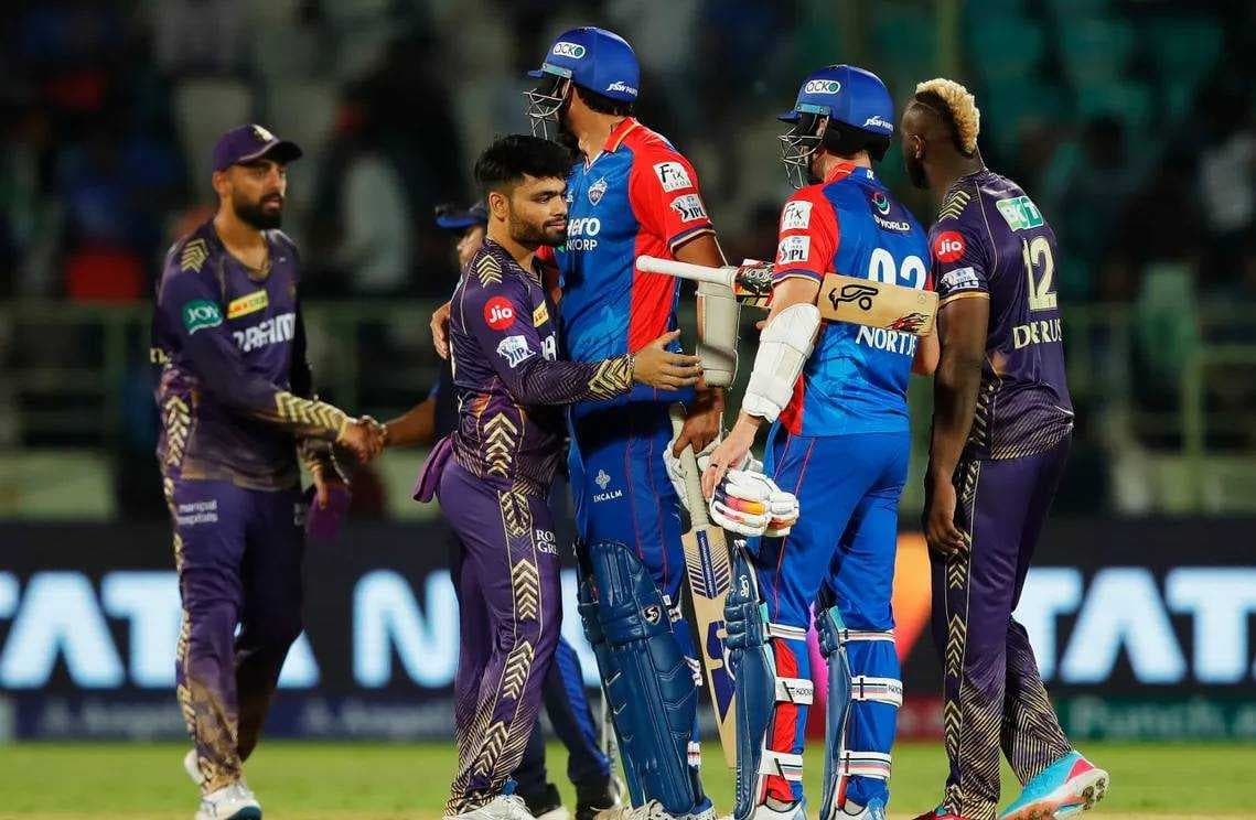 KKR vs DC in IPL 2024: कोलकाता ने दिल्ली को 7 विकेट से हराया, सॉल्ट-चक्रवर्ती ने दिलाई जीत