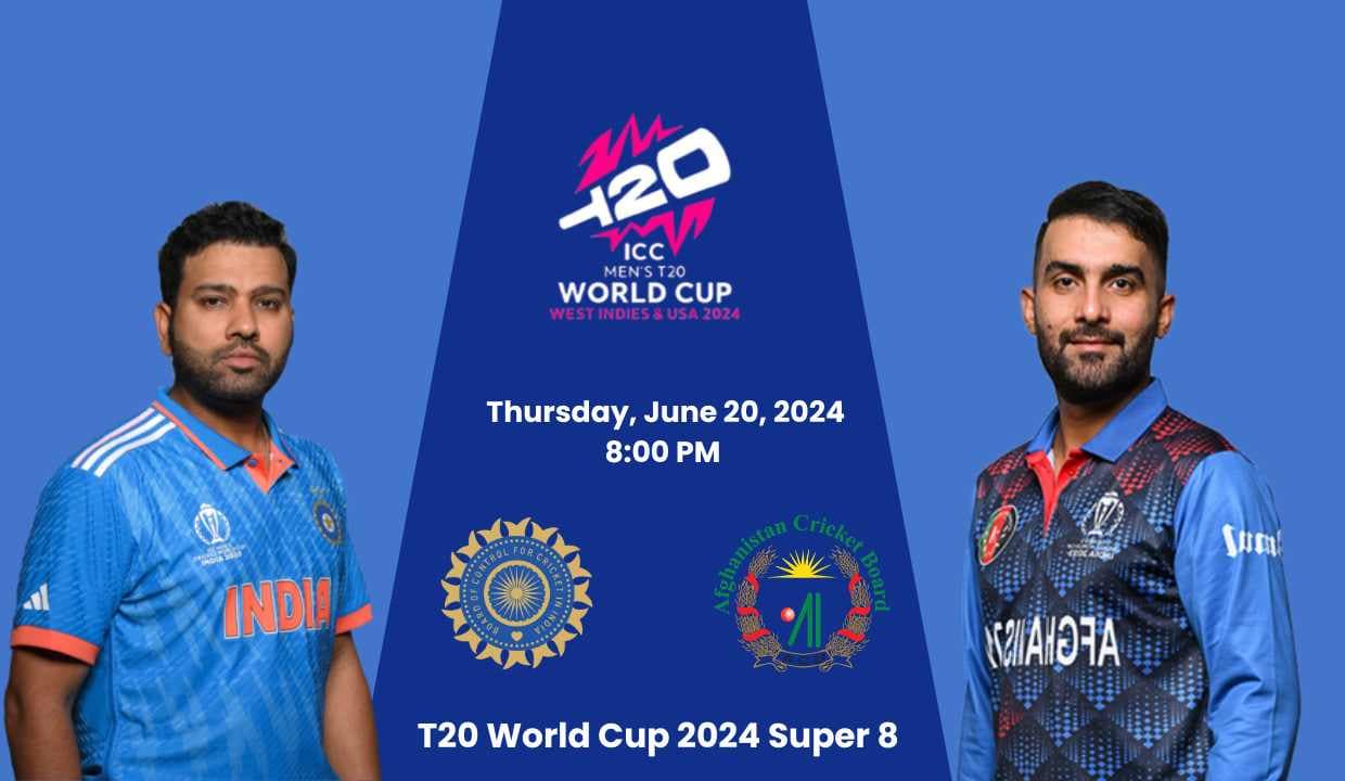 IND vs AFG T20 World Cup 2024 सुपर 8: भारत-अफगानिस्तान मैच के लिए साफ मौसम और अन्य मैचों का क्या होगा?