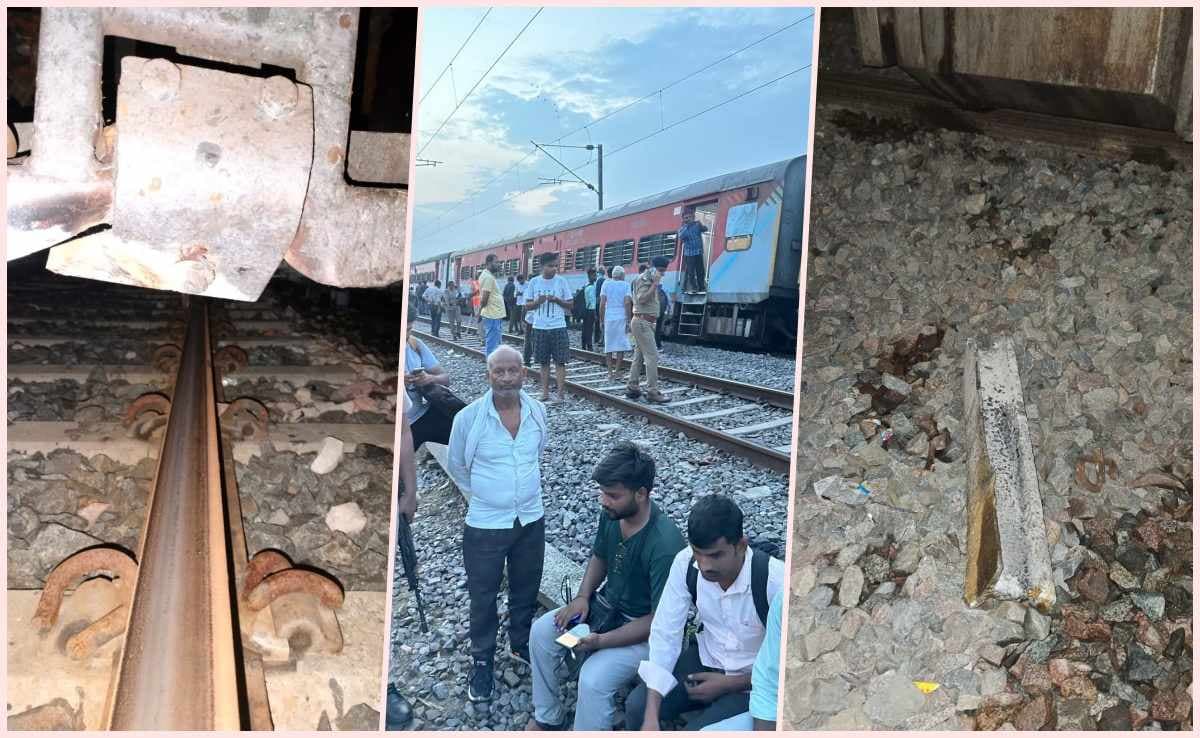 Sabarmati Express Derail: कानपुर में साबरमती पटरी से उतरी, IB टीम पहुंचीं:रेलमंत्री बोले-भारी चीज से टकराकर उतरी, सबूत सुरक्षित; पुलिस कमिश्नर ने जांच शुरू की
