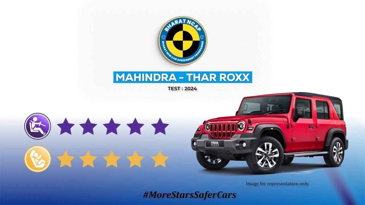 Mahindra Thar Rocks; 5-स्टार सुरक्षा रेटिंग वाली पहली body-on-frame SUV