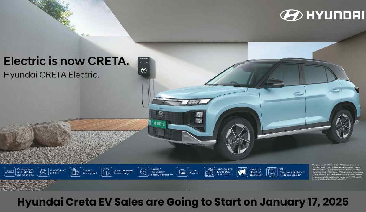 Hyundai Creta EV Bharat Mobility 2025 में लॉन्च होने के लिए तैयार है, जानें इसके डिजाइन, फीचर्स और बहुत कुछ
