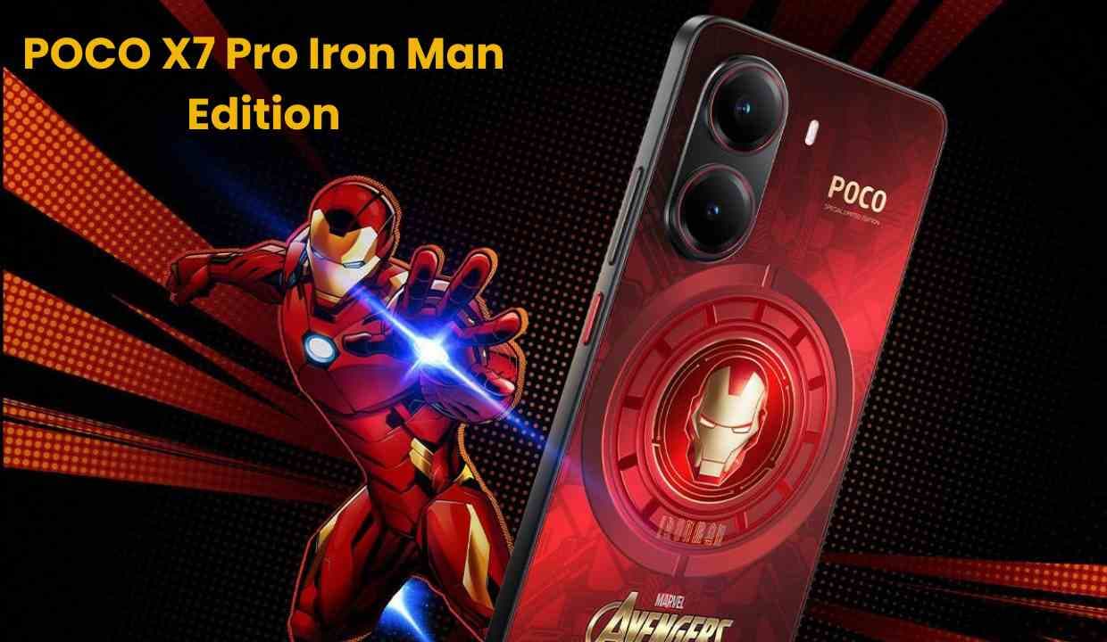 Poco X7 Pro Iron Man Edition जल्द होगा लॉन्च: डिज़ाइन और स्पेसिफिकेशन का खुलासा, देखें डिटेल्स