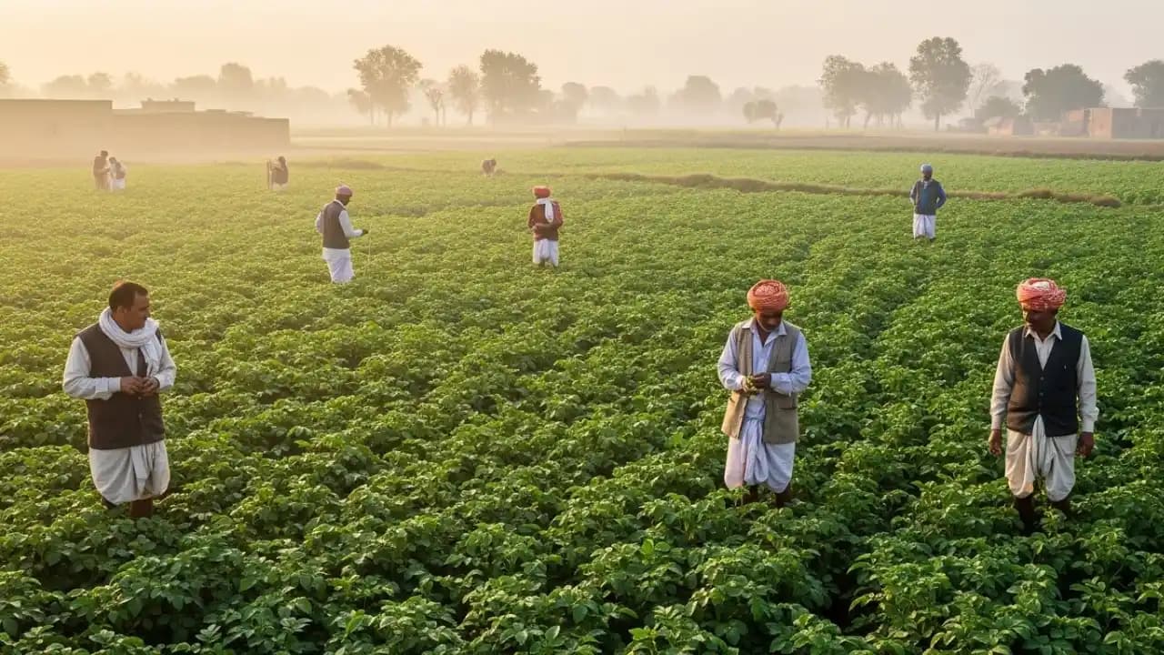 आलू की खेती में बदलाव: संतुलित पोषण से बढ़ी पैदावार और मुनाफा
