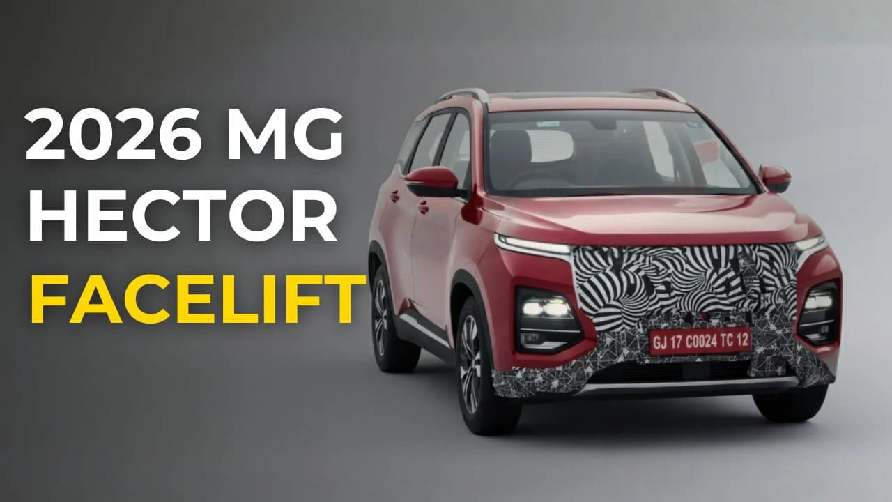 JSW MG Motor India ने Hector Facelift का टीज़र जारी किया