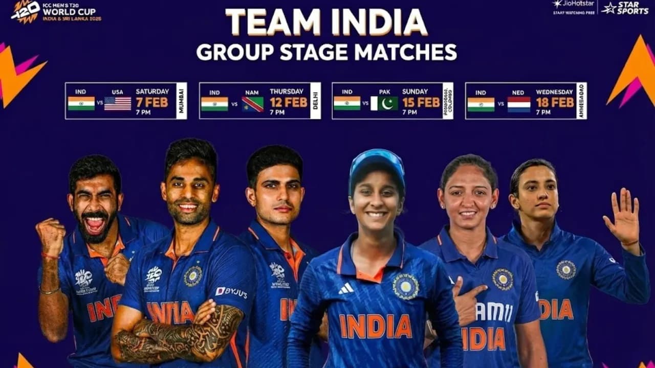 भारत क्रिकेट शेड्यूल 2026: टी20 वर्ल्ड कप, एशियन गेम्स सहित पूरा कैलेंडर