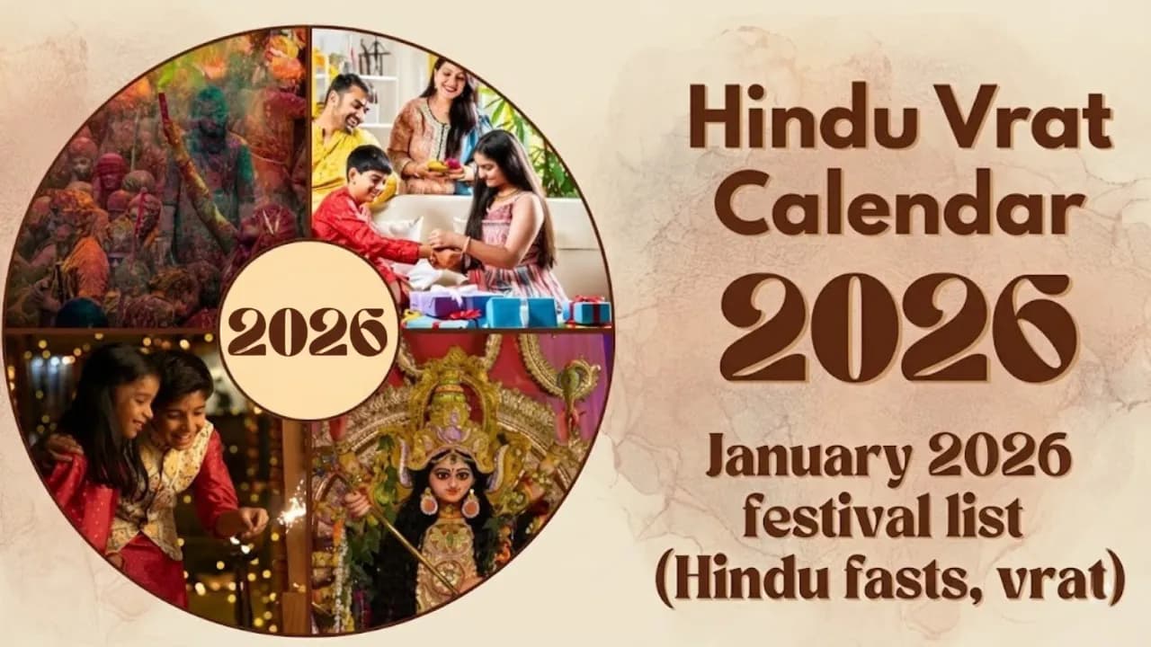 जनवरी 2026 में हिंदू धर्म के अनेक महत्वपूर्ण व्रत, उपवास और त्योहार