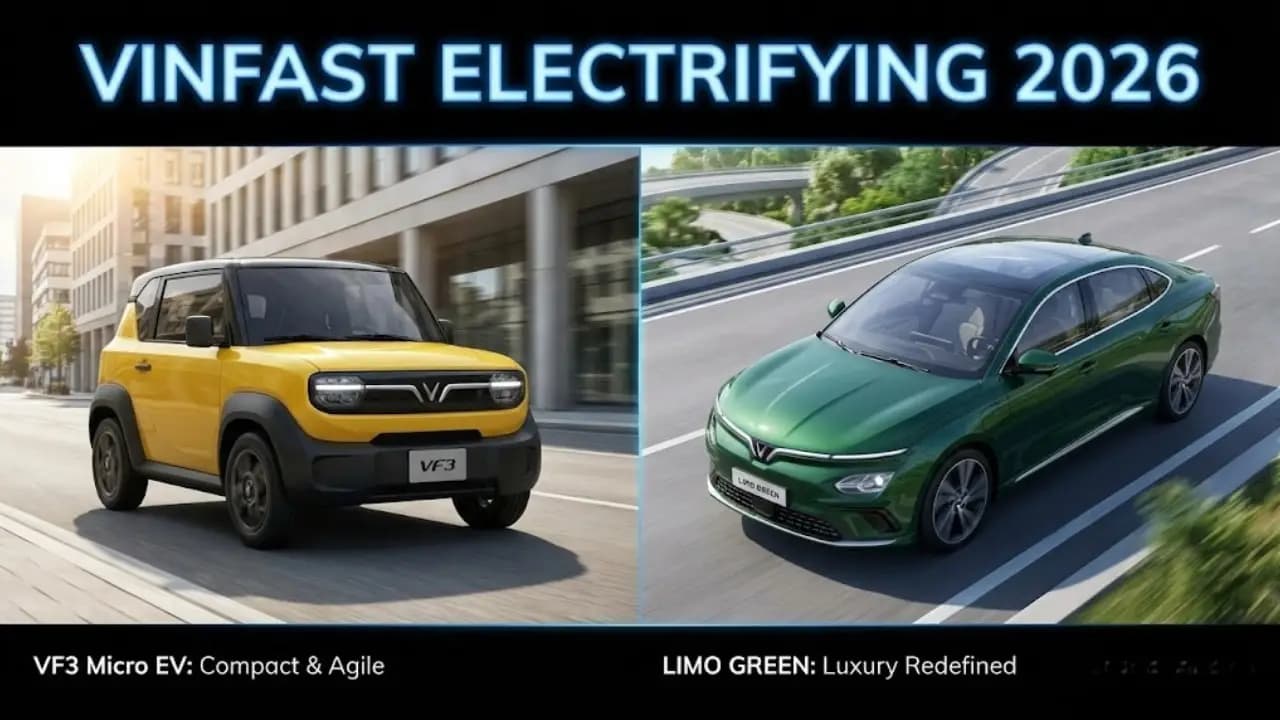 विनफास्ट 2026 धमाका: VF3 माइक्रो EV और लिमो MPV भारत में क्रांति