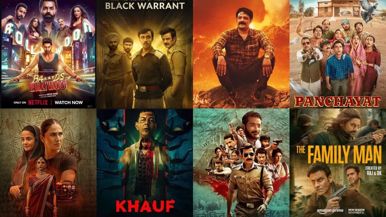 वेब सीरीज़ 2025 की 10 इंडियन सीरीज़ जिनके लोग दीवाने हो गए थे