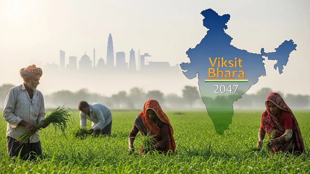 विकसित भारत @2047: कृषि बनेगी ग्रोथ की रीढ़, नीति आयोग की अहम रिपोर्ट