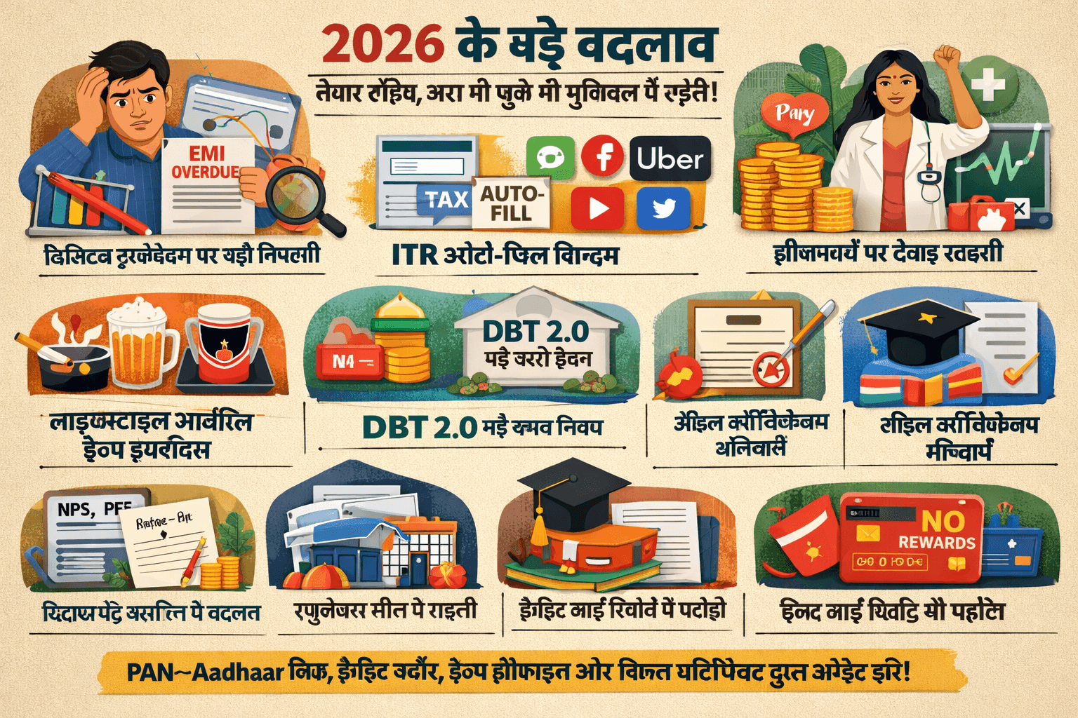 2026 के नए नियम: आपकी जेब, नौकरी और जिंदगी पर पड़ने वाला सीधा असर