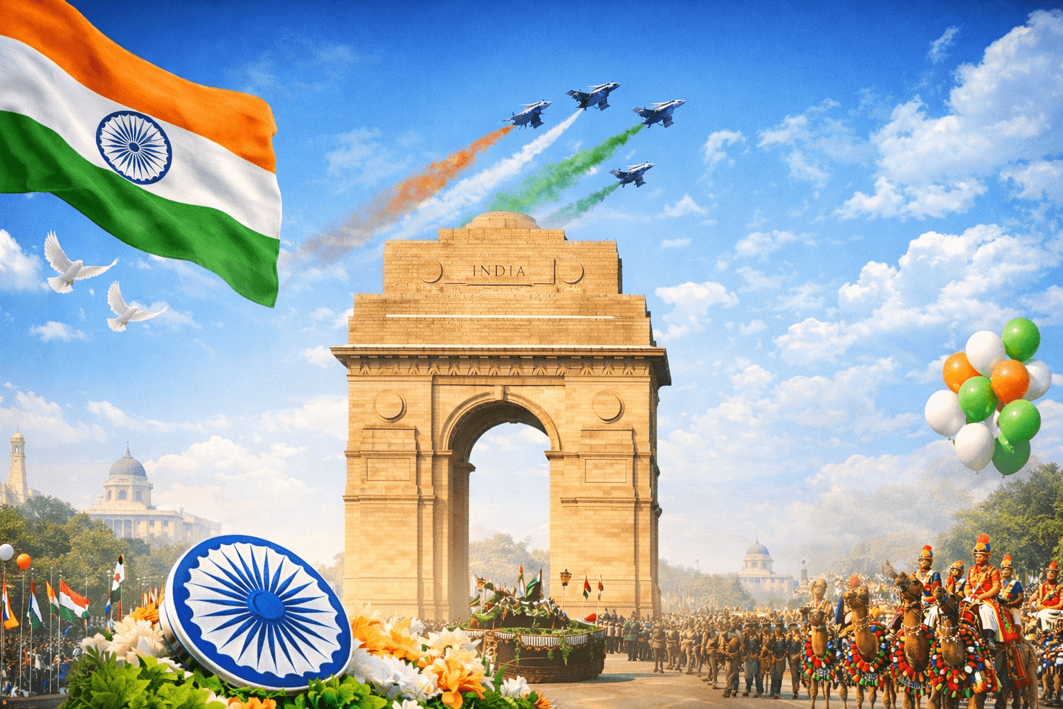 भारत 26 जनवरी को गणतंत्र दिवस क्यों मनाता है? इतिहास, महत्व और थीम