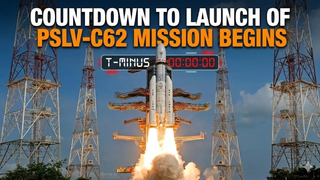 ISRO PSLV-C62 मिशन: EOS-N1 के साथ भारत ने अंतरिक्ष में बढ़ाया नया कदम
