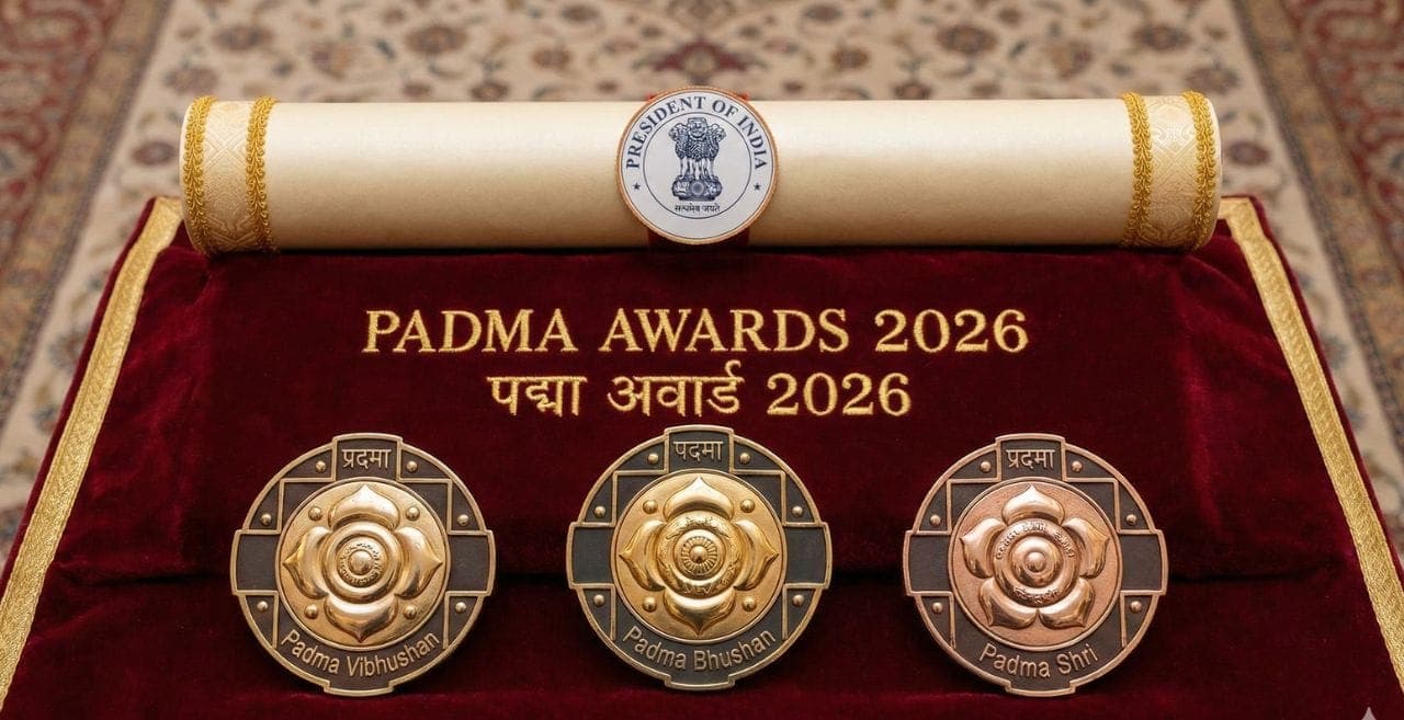 पद्म अवॉर्ड्स 2026: रोहित शर्मा, धर्मेंद्र, अलका याग्निक समेत 131 नायकों को मिला राष्ट्रीय सम्मान