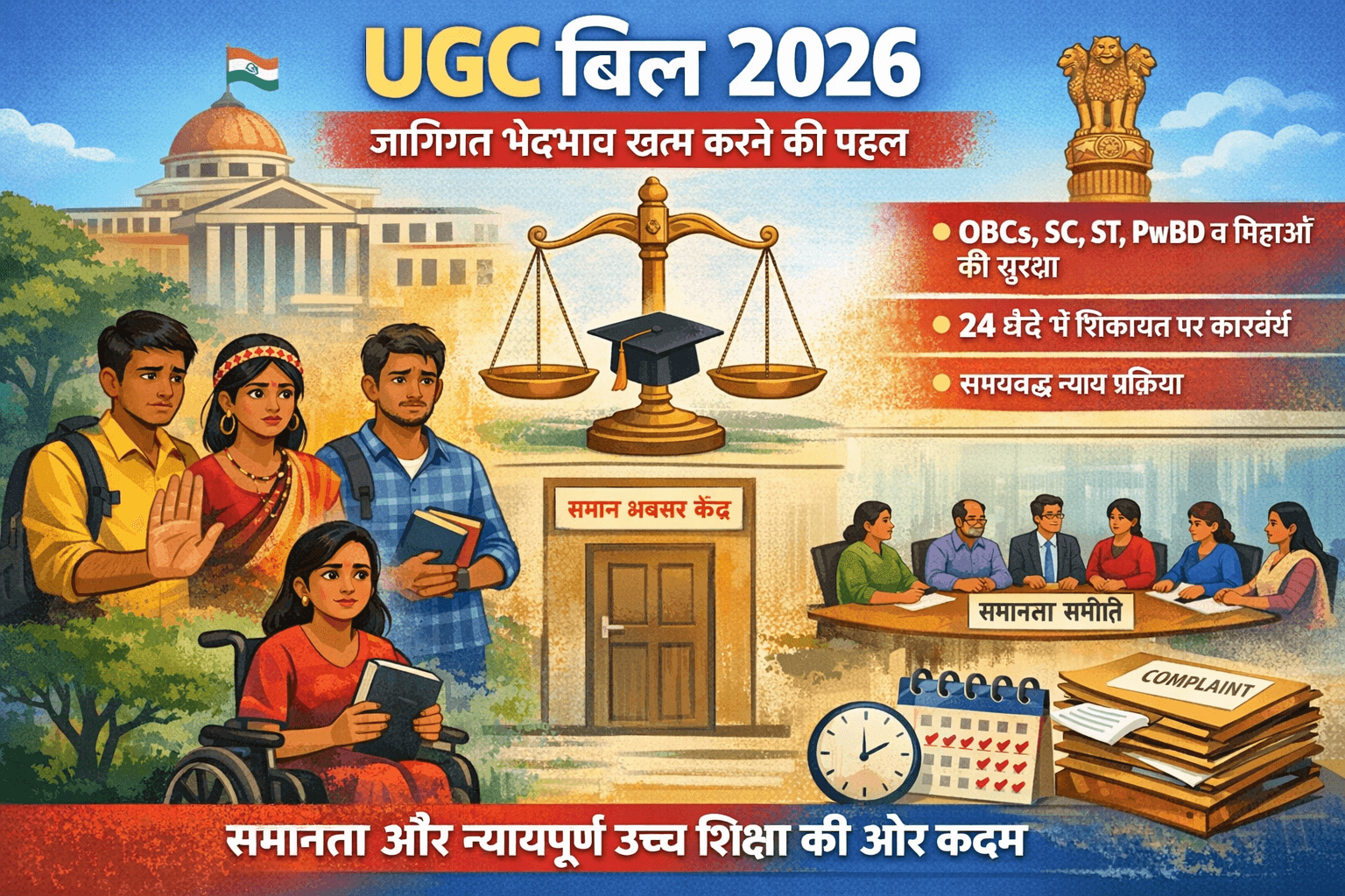 UGC बिल 2026: जाति-आधारित भेदभाव के खिलाफ सख्त कानून