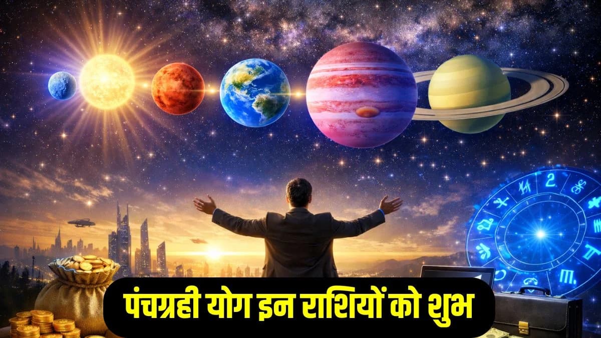 Panchgrahi Yog 2026: इस माह बाने जा रहा पंचग्रही राजयोग, 5 राशियों के करियर में आएगा उछाल और होगी बंपर कमाई