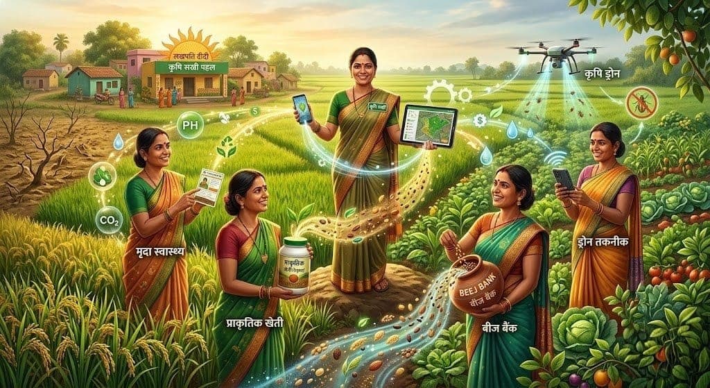 कृषि सखी पहल: भारत सरकार की नई पहल, खेतों में महिलाएं लिखेंगी आत्मनिर्भरता की नई कहानी!!