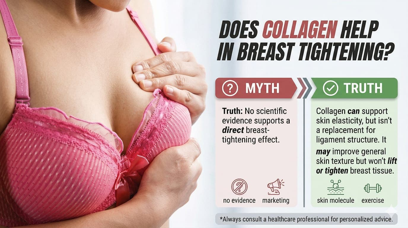ब्रेस्ट टाइटनिंग टिप्स: क्या कॉलेजन देता है Saggy ब्रेस्ट से छुटकारा? यह सच है या सिर्फ ब्यूटी मिथ?? सच जानकर चौंक जाएंगे