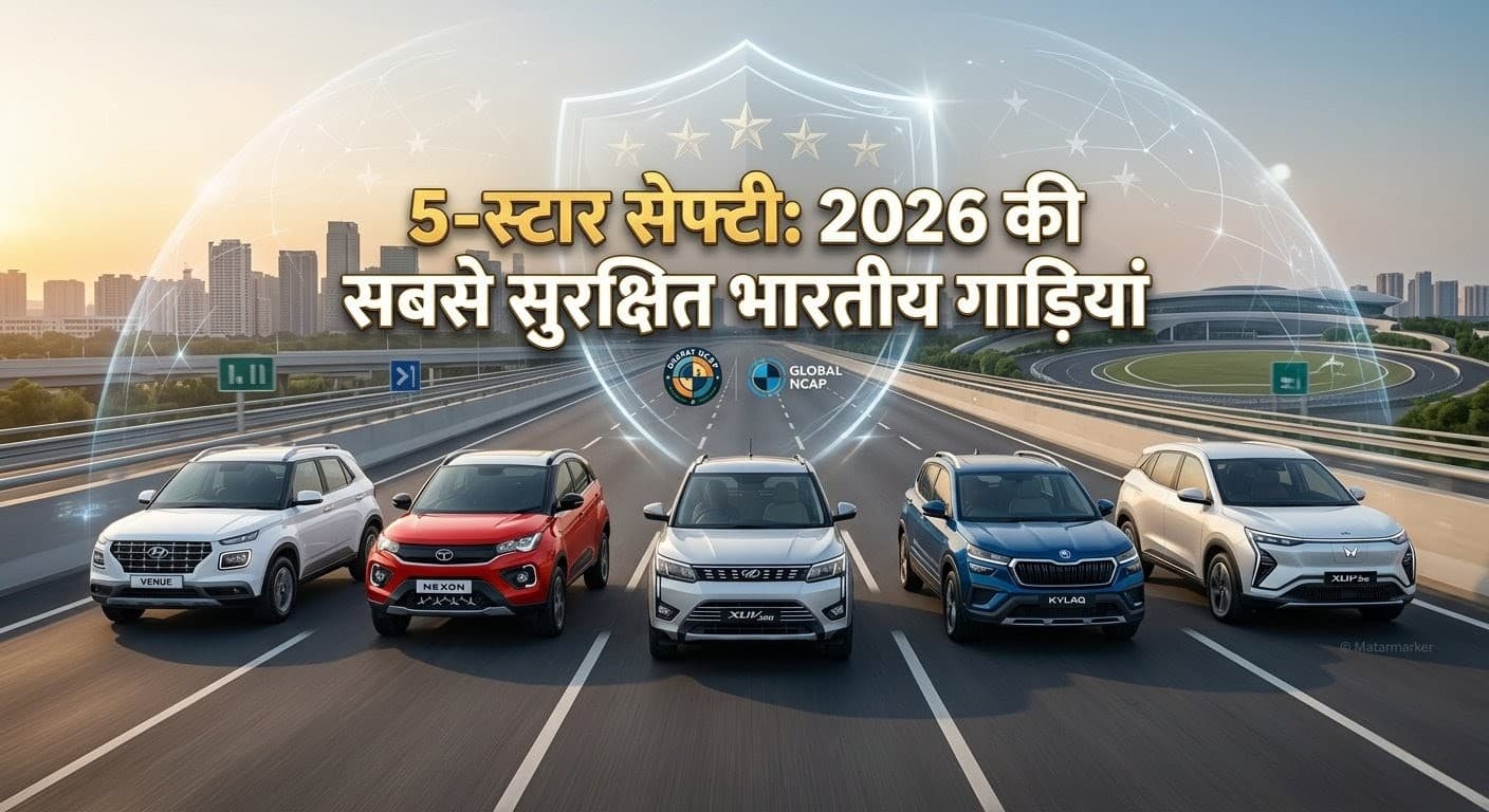 5 स्टार सेफ्टी रेटिंग कार:  2026 की 5 स्टार सेफ्टी रेटिंग गाड़ी जो भयंकर एक्सीडेंट में भी देगी पूरी सुरक्षा
