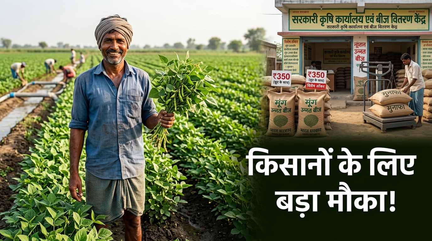 गर्मी में मूंग और उड़द की खेती से कमाएं ₹8400/क्विंटल: जानें 5 बड़े फायदे