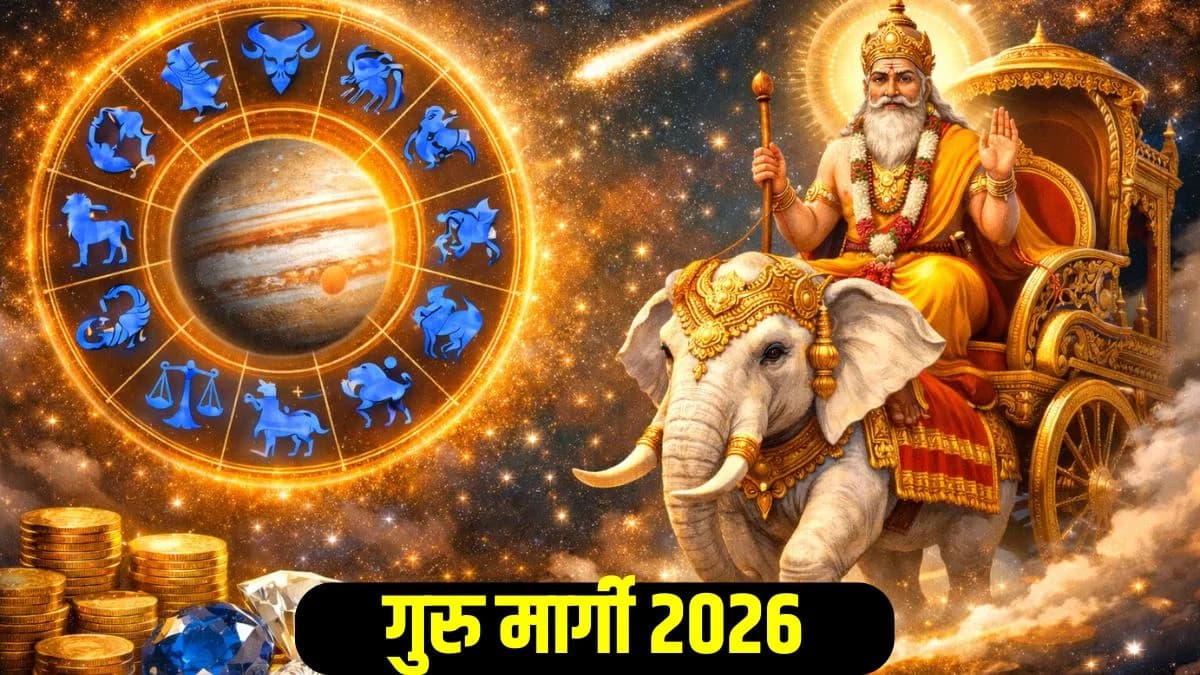 Guru Margi 2026: देव गुरु बृहस्पति होंगे मार्गी, इन दो राशियों पर होगी मेहरबानी, बरसेगा धन