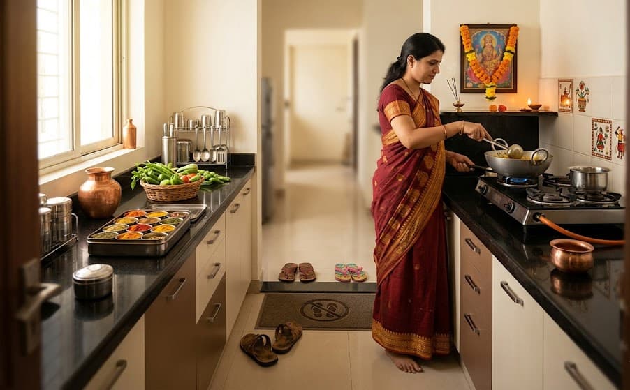 Kitchen Tips: अगर रसोई में जूते-चप्पल पहनने की करते हैं भूल तो छिन सकती है सुख-शांति, जानें क्यों?