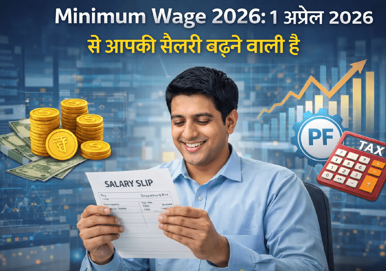 Minimum Wage 2026: 1 अप्रैल 2026 से आपकी सैलरी बढ़ने वाली है, जानें कितना मिलेगा नया वेतन