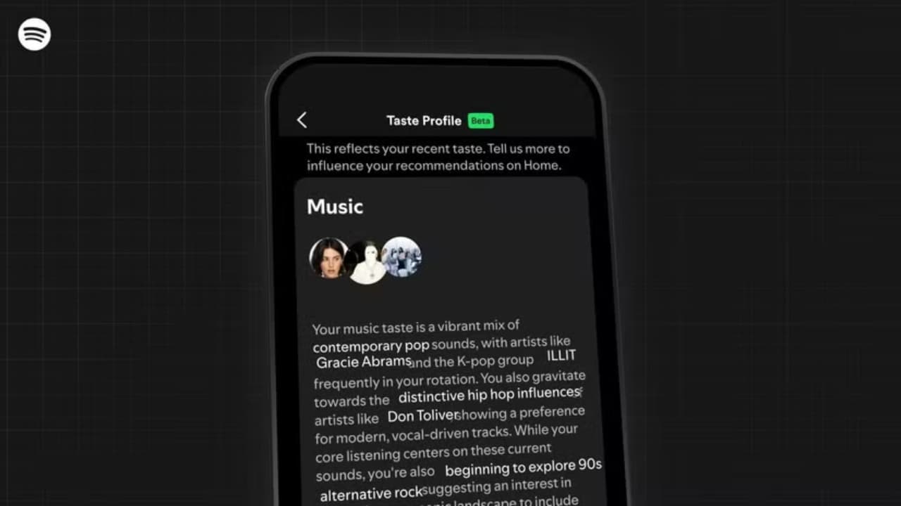 Spotify का नया Taste Profile फीचर क्या है? अब आप खुद कंट्रोल कर सकेंगे अपनी म्यूजिक रिकमेंडेशन