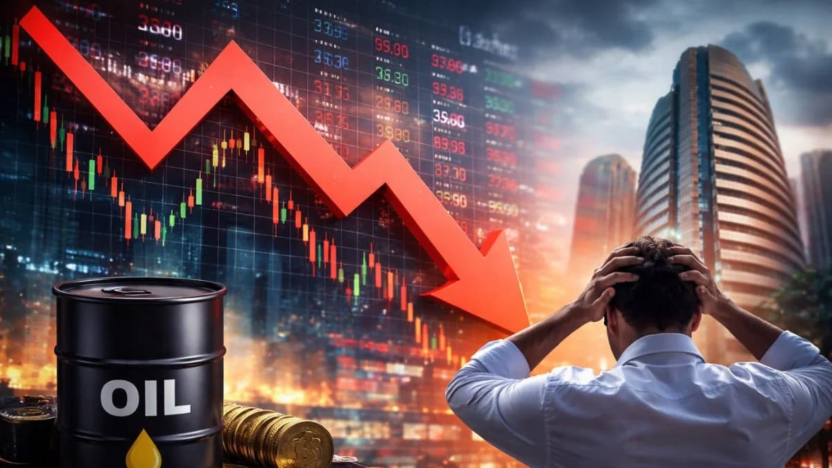 Stock Market में हाहाकार; Sensex 2,000 अंक टूटा, Nifty भी 650 अंक गिरा