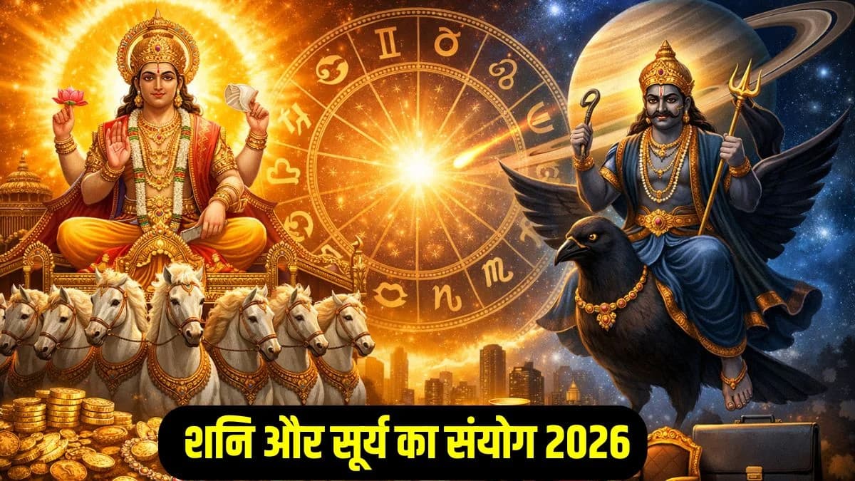 Surya Gochar 2026: सूर्य देव शनि के साथ बनाएंगे युति, इन 4 राशियों पर संकट के बादल, बरतें सावधानी