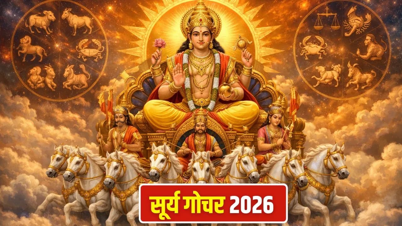 Surya Gochar 2026: सूर्य देव 15 मार्च को मीन राशि में करेंगे गोचर, कई राशियों की चमकेगी किस्मत