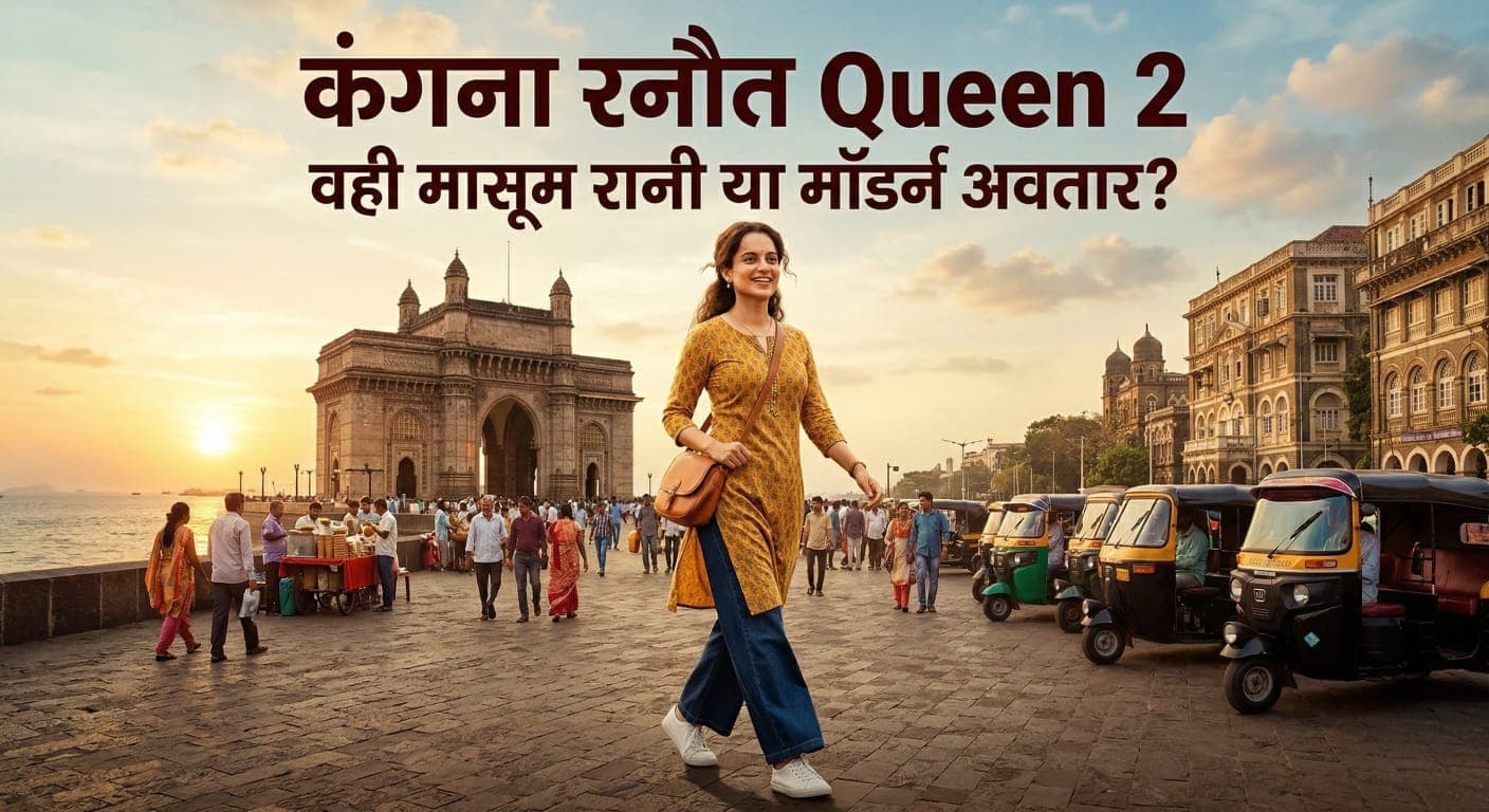 कंगना रनौत Queen 2 : वही मासूम रानी या मॉडर्न अवतार? Queen 2 में रानी निकलेगी नए सफर पर, इस बार कहानी में होगा नया ट्विस्ट
