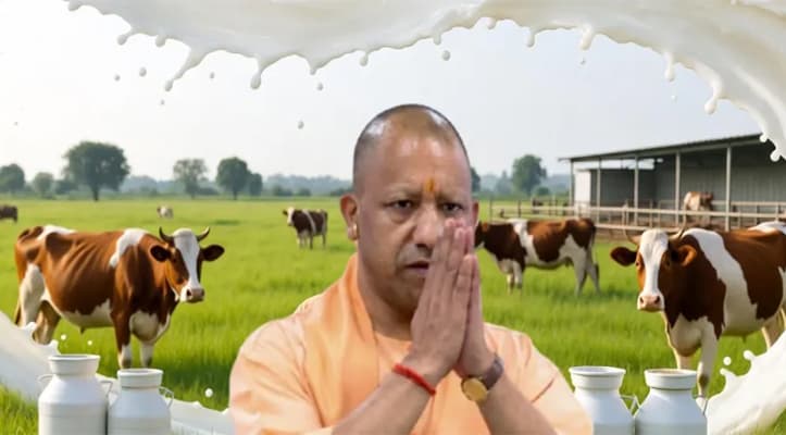 Milk Production : उत्तर प्रदेश में दूध उत्पादन में 40% की बढ़ोतरी, देश में पहला स्थान हासिल कर बन रहा सशक्त राज्य
