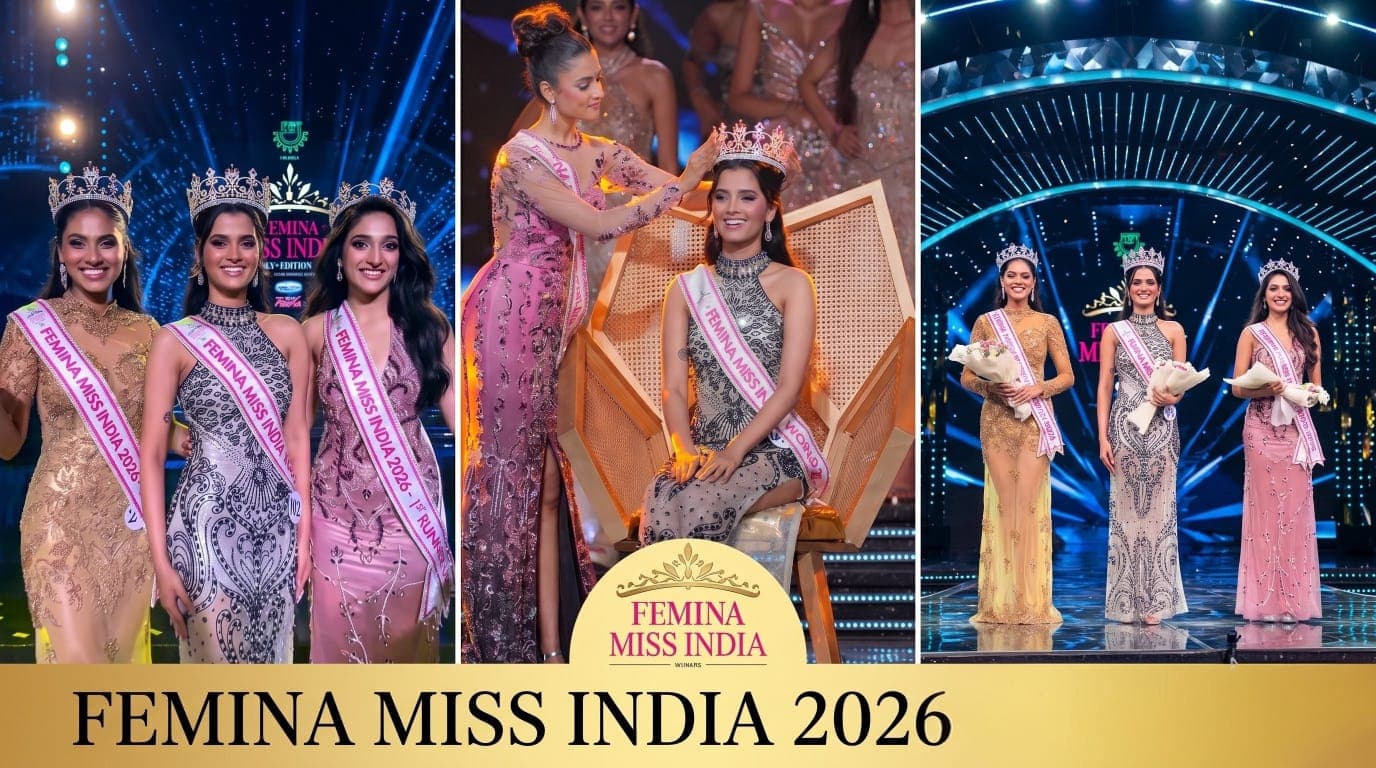 Femina Miss India 2026 Winner से ज्यादा हो रही Runner Up की चर्चा… 1st Runner-Up राजनंदनी पवार ने लूट ली पूरी लाइम लाइट