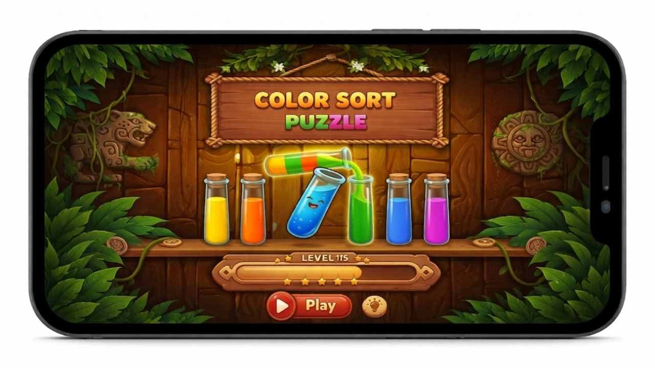 बच्चों के लिए बेस्ट Stack Color Sort Puzzle Game: जो बढ़ाए बच्चों की ब्रेन पावर और सोचने की शक्ति