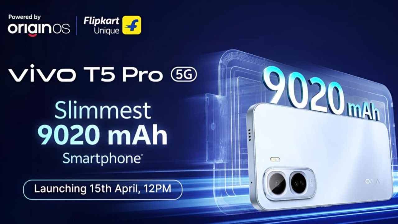 भारत में Vivo T5 Pro 5G लॉन्च: 9020mAh बैटरी, Snapdragon 7s Gen 4 और 144Hz डिस्प्ले